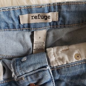 Light Denim High Waisted Jean Shorts